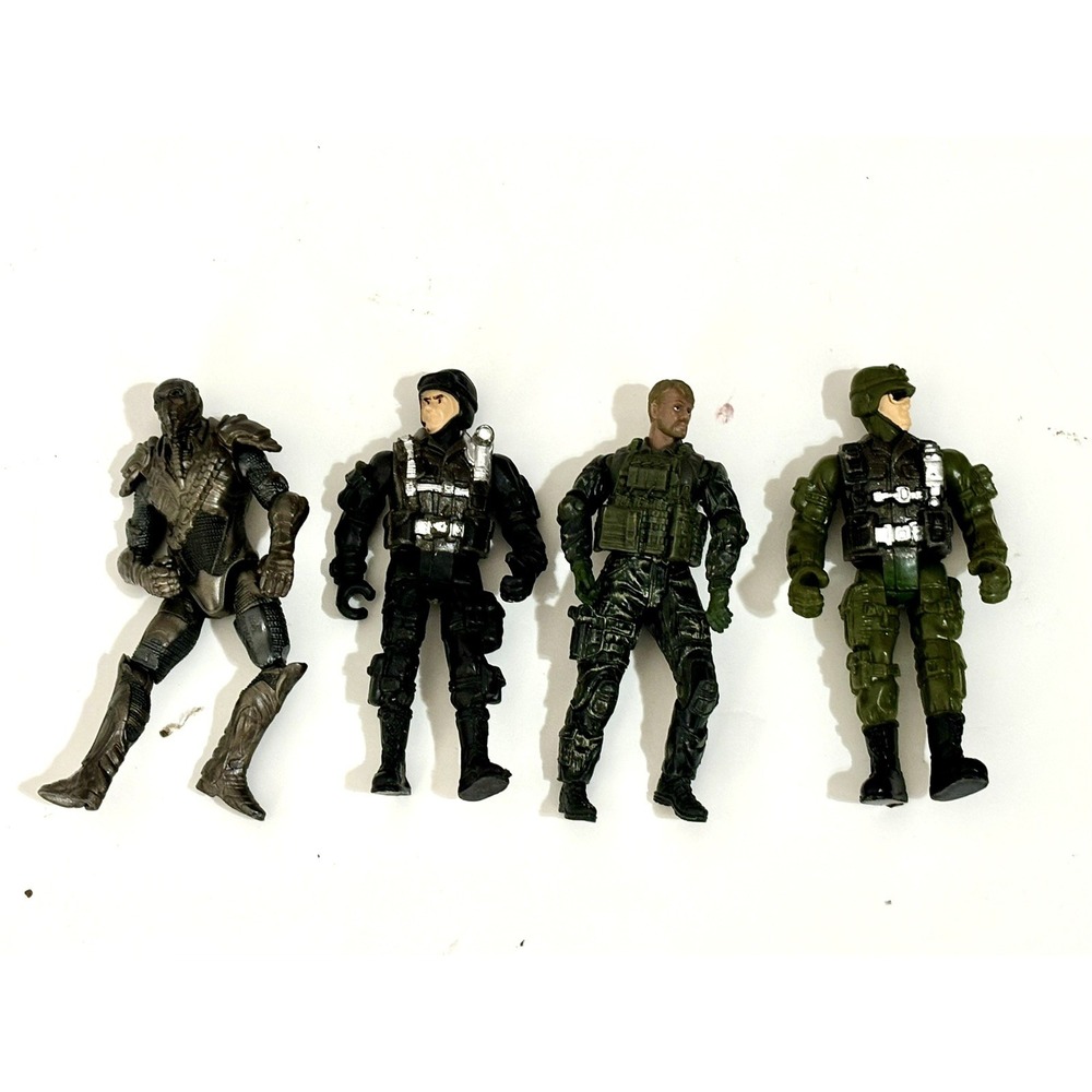 Chap Mei Army Soldier and Friends Lot 4" Action Figure Plastic Toy
